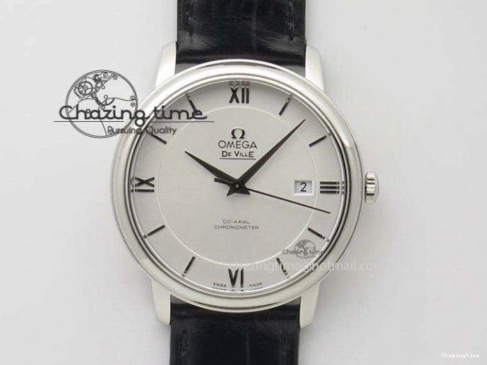 0228 Cozy Speedmaster Racing 40mm SS Black Dial On SS Bracelet A7750 ( Free Rubber Strap ) 8252